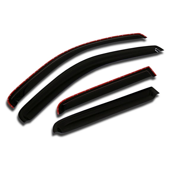 Tuningpros LWD2-528i In-Channel Window Visor Deflector Rain Guard Light Grey 4 Pcs Set Compatible With 2006-2014 Honda Ridgeline Tuningpros LWD2-528i In-Channel Window Visor Deflector Rain Guard Light Grey 4 Pcs Set Compatible With 2006-2014 Honda Ridgeline